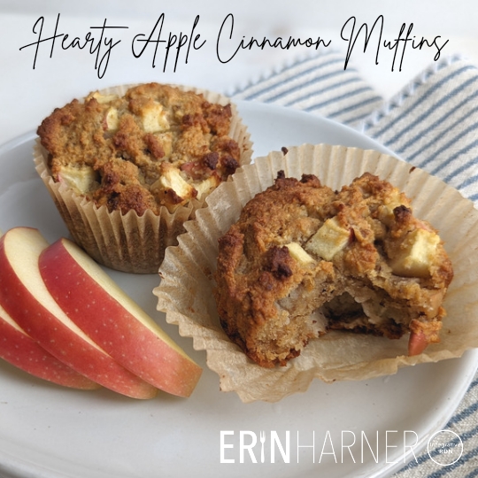Hearty Apple Cinnamon Muffins